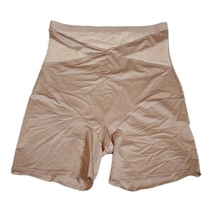 Cacique Ultra High-Waist Thigh Shaper 22/24 Nude Firm Control Smoothing Slimming